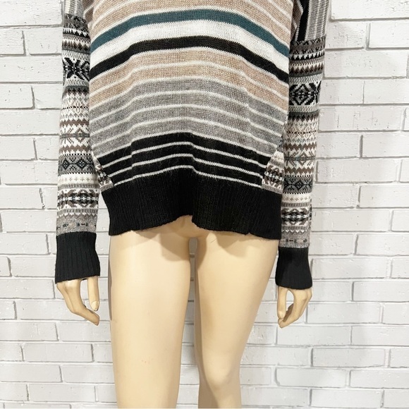 Design‎ History Women’s Striped Wool Blend Sweater - Picture 7 of 11